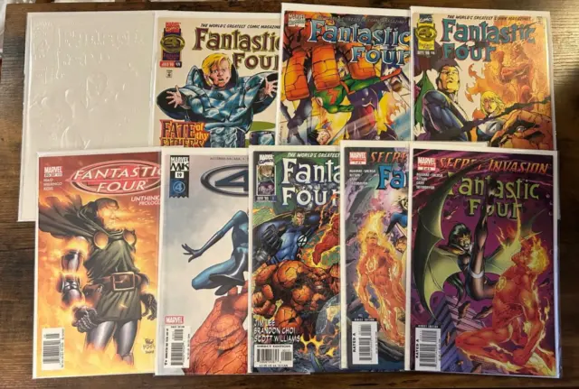 Lot of 9 Fantastic Four #371 414 415 416 Vol 3 #67 Marvel Knights 4 #19 Vol 2 #1