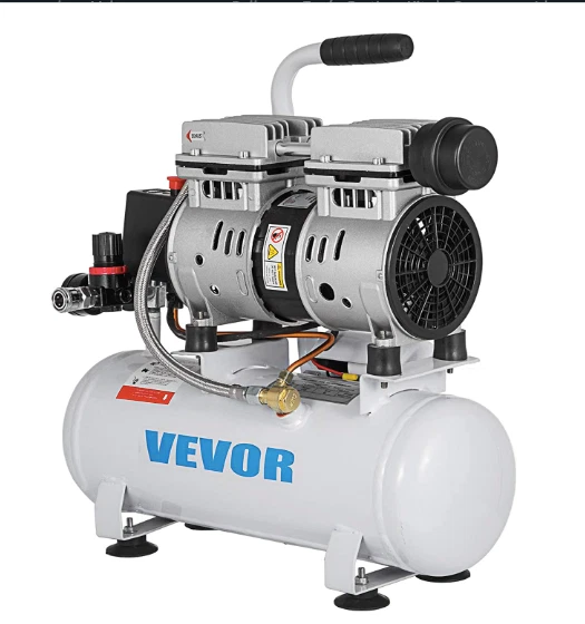 Tête De Pompe à Air Silencieuse 980W 220V - Capacité 25 UF, Pression 0.7 Mpa, Avec 2 Silencieux - Pour Compresseur - 5