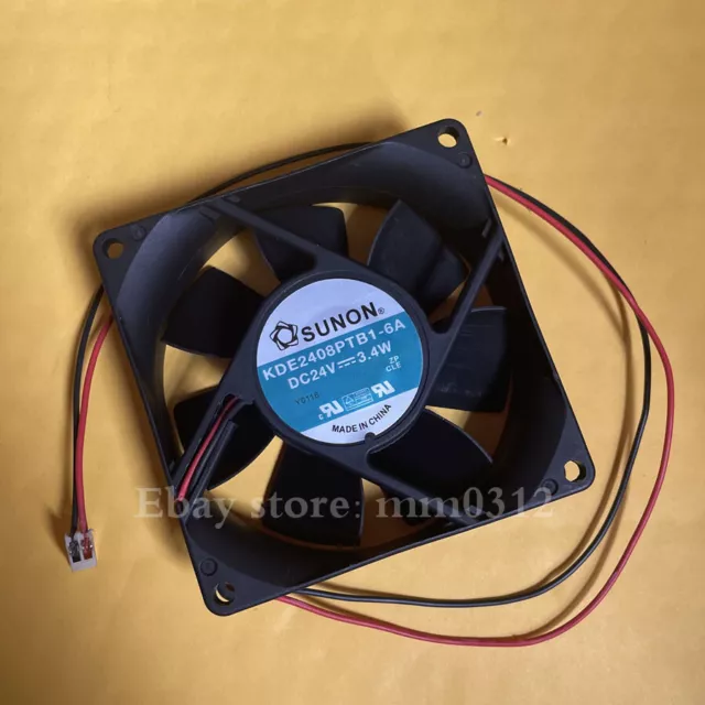 Sunon KDE2408PTB1-6A DC24V 3.4W 8025 8CM Inverter Cooling Fan 2PIN