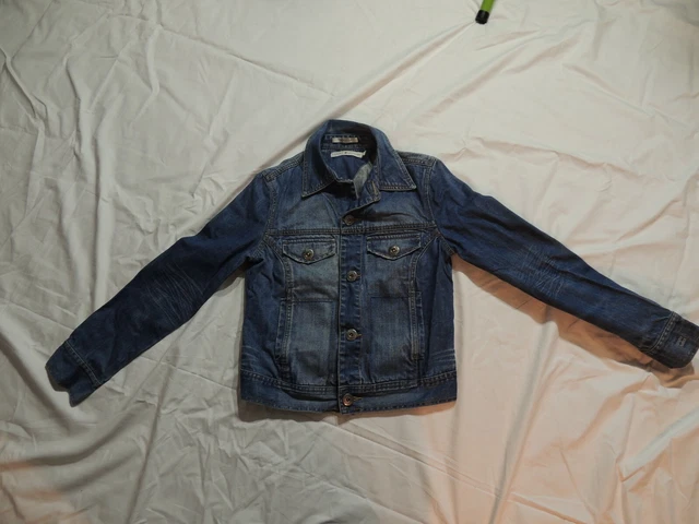 Tommy Girl Hilfiger Jeans Denim Jacket Button Up Kids Sz S/P EUC