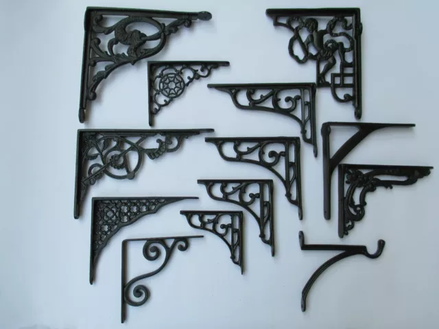 Cast Iron shelf Bracket Support book Sink Toilet Cistern Traditional classic