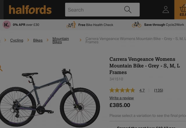 Carrera Vengeance  womens mountain bike - Grey