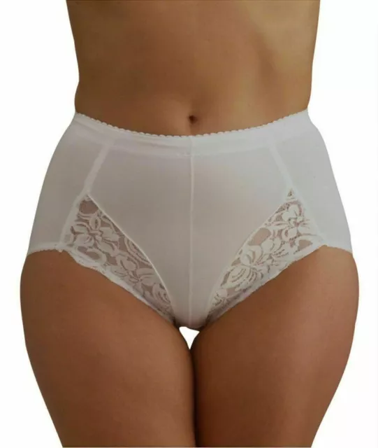 Berlei Classic Total Support Panty Girdle B513 White Womens
