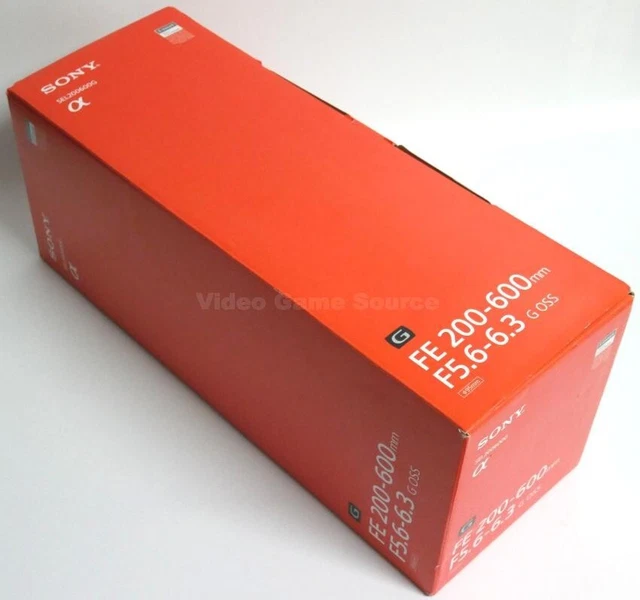 Sony Fe 200-600Mm F5.6-6.3 G Oss E-Mount Vollformat Objektiv Sel200600G