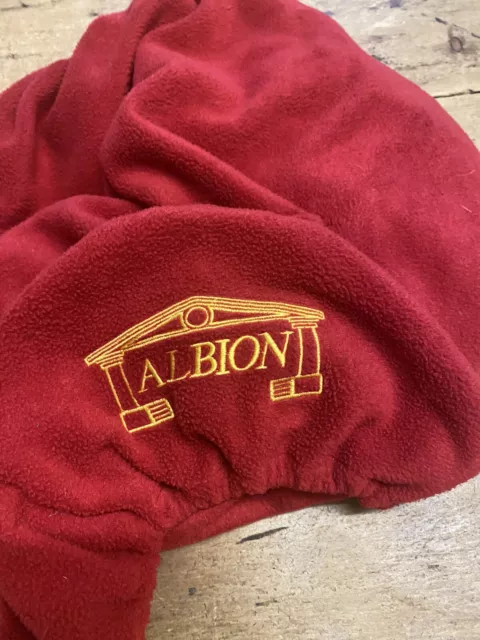 Albion Red  Fleece Saddle Cover   Large   VGC