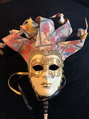 Venetian Mask Made In Venice, Italy! Jester