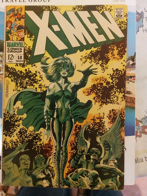 1968 Xmen Comic Number Stefano cover 1st app of polaris  in fine  minus