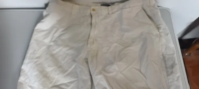 Polo Ralph Lauren Mens 9" Inseam Prospect Shorts Size 42 Classic Stone Beige
