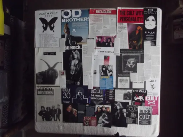 The Cult - Magazine Cuttings Collection - Clippings, Photos, Adverts X30.