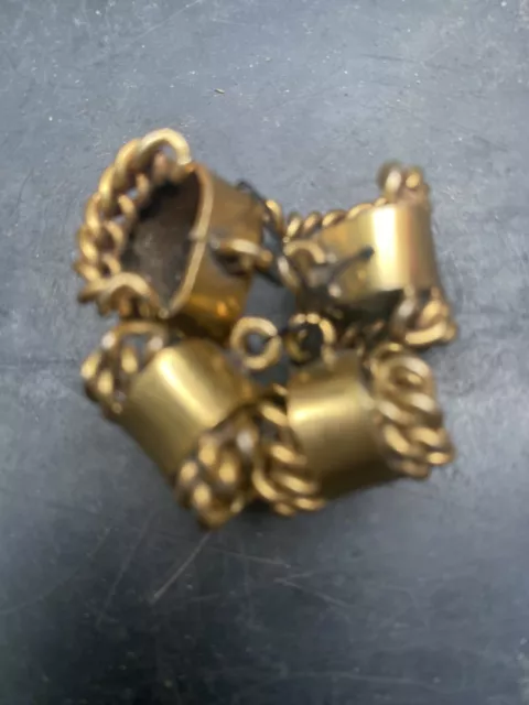 Lot De Quatre Boutons François Hugo Vintage Couture