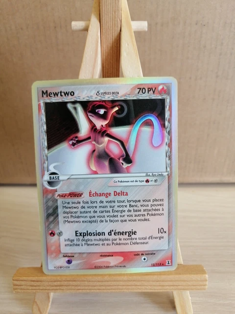 Carte pokemon Mewtwo 12/113 de Ex Espece Delta TBE
