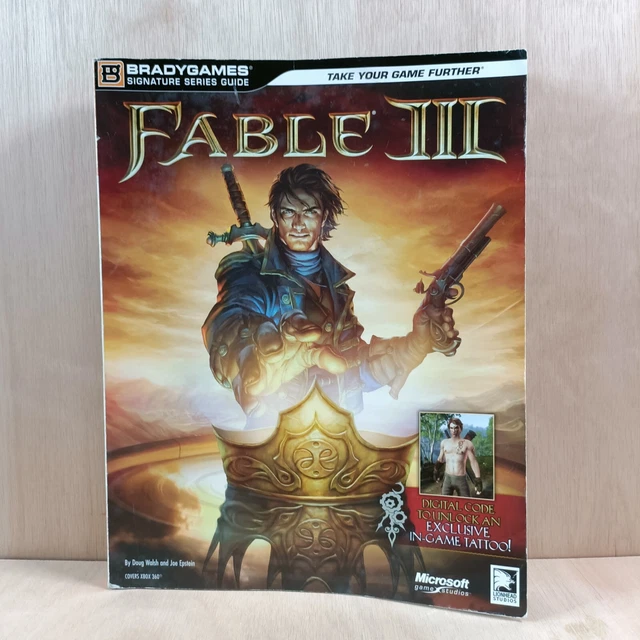 Fable 3 Game strategy  guide Book  brady games (Used) Xbox 360