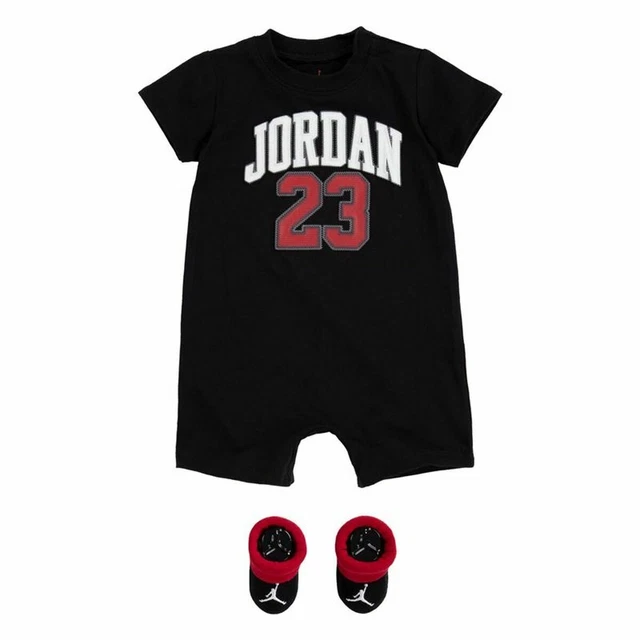 Baby-Sportset Nike  23 Romper Bootie Schwarz