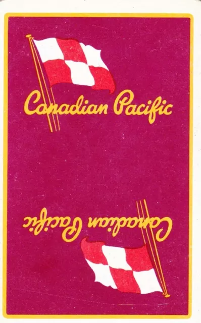 Canadian Pacific Steamships Playing Card