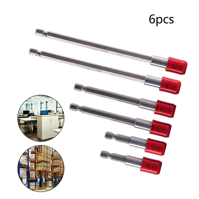 Parti supporto per bit supporto prolunga Hex Shank rosso cacciavite permanente