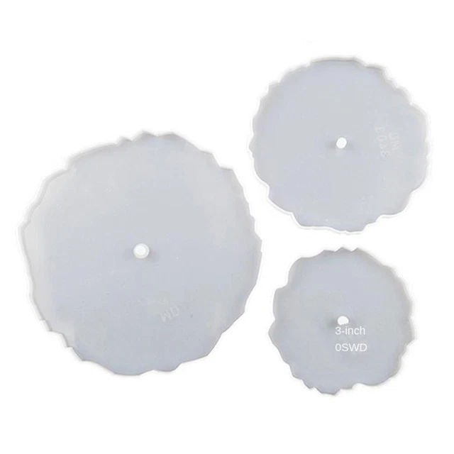 Moule En Silicone Pour Résine Époxy - Format Petite Assiette/Plateau - Déco Bureau & DIY - 12
