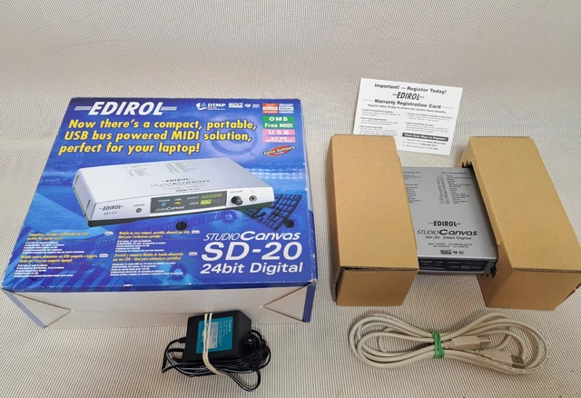 ROLAND EDIROL STUDIO Canvas SD-80 MIDI Sound Module - US SELLER