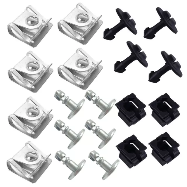 20Stück Unterfahrschutz Einbausatz Clips Unterboden Repair Kit für Audi A4 A6 A8