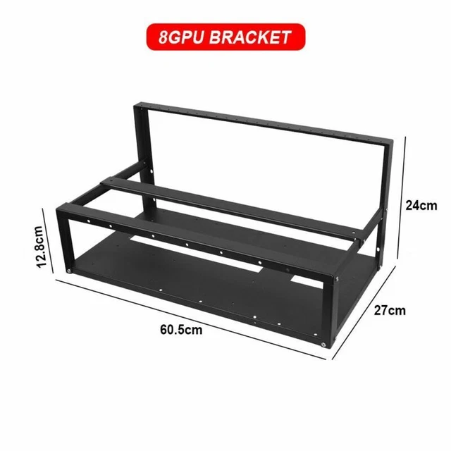 8 GPU OPEN Air Rig Mining Miner Case Frame Halterung Rahmen aa EUR 11 ...