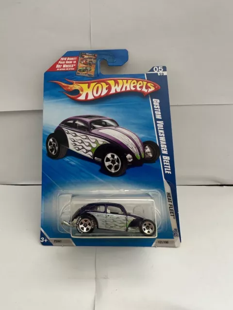 Ruote calde 2009 Wal-Mart 121 Flotta Calore Personalizzate Volkswagen Maggiolino Viola L94