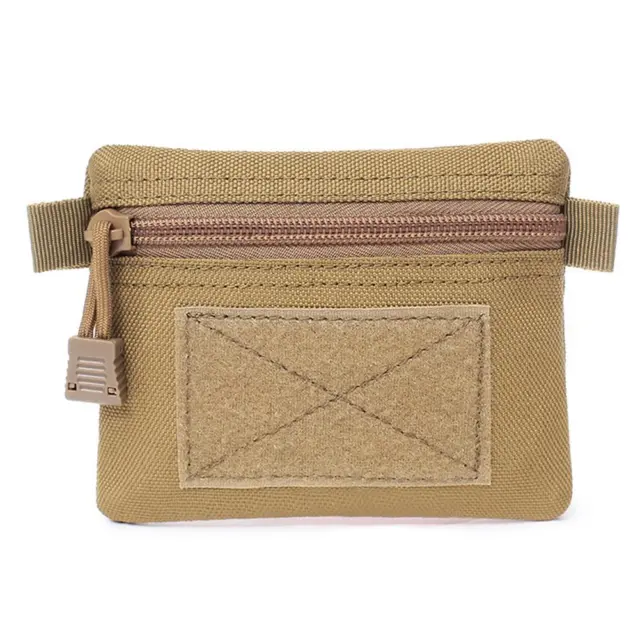 NEW Outdoor Pouch Wallet Waterproof Portable Zipper Waist Bag (Camel)