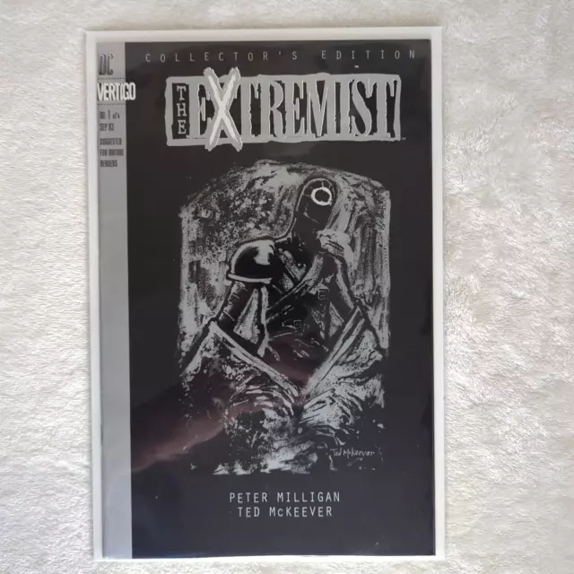 The Extremist #1 Platinum Collectors Edition Variant Cover DC Vertigo Comic 1993