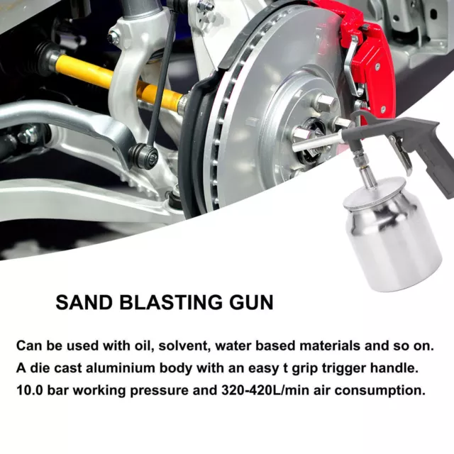 Sandblaster Air Sand Blaster Sandblasting Spray Gun Tool Set Kit for Spraying