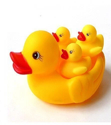 Bebé baño goma Squeaky patos flotante juego agua piscina bañera juguetes...