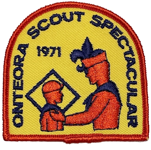 ONTEORA SCOUT SPECTACULAR Patch BSA Boy Scouts Of America NY 1971