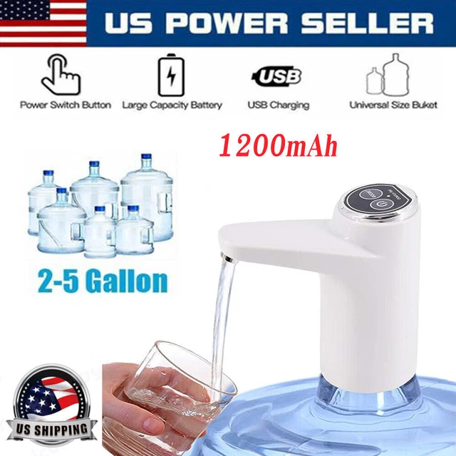 Water Bottle Switch Pump Electric Automatic Universal Jug Dispenser 5 Gallon USB