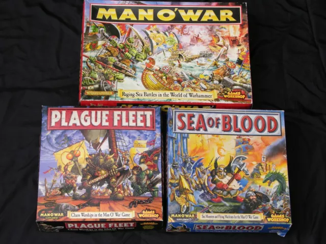 Games Workshop Man-O-War, Core Game & Expansions, Multi-Listing