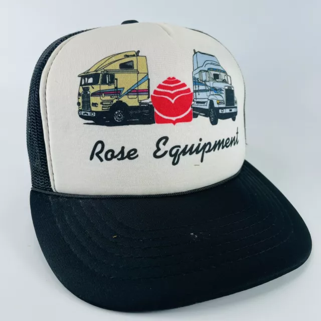 Rose Equipment Mesh Snapback Cab Over Trucker Hat Cap
