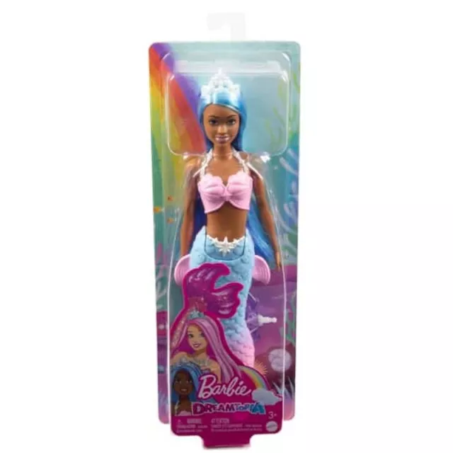Barbie Dreamtopia Blue Hair Mermaid Toy Doll - Brand New