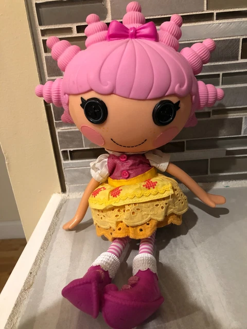 Lalaloopsy  Full Size Doll-  Pink  Hair /Apple Dress/Shoes