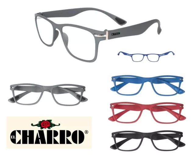 Lunettes de Vue Lecture EL CHARRO Homme Femme Mod. Oklahoma Flexi Sans Etui