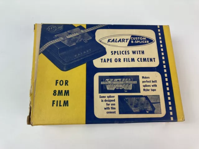 1960's Kalart Custom 8 Splicer- For 8mm film- w/  and Original Box Vintage Photo