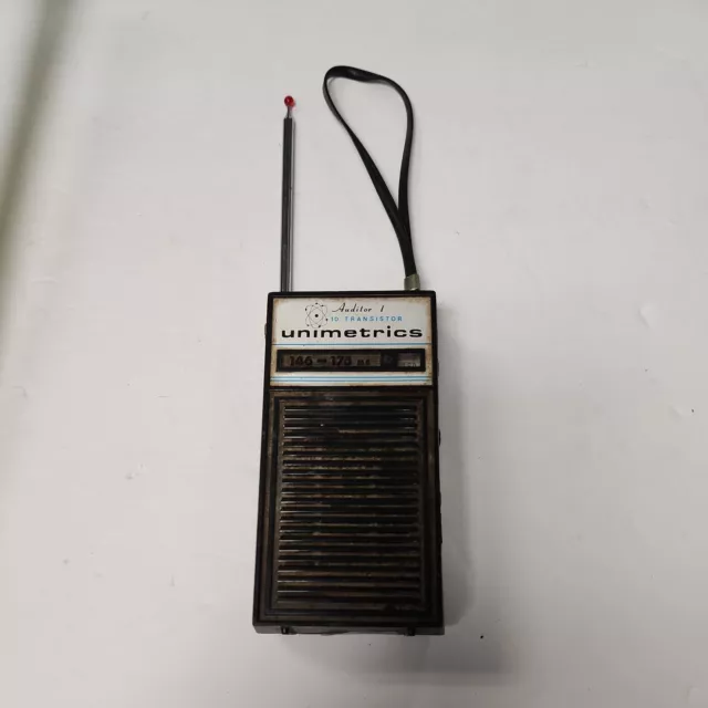 RADIO MONITOR VHF LAFAYETTE 10 TRANSISTORES Modelo 99-35313L, 146 - 175 mc sin probar