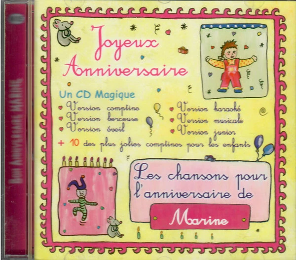 Joyeux Bon Anniversaire Les Chansons Pour L Anniversaire De Quentin Eur 5 90 Picclick Fr