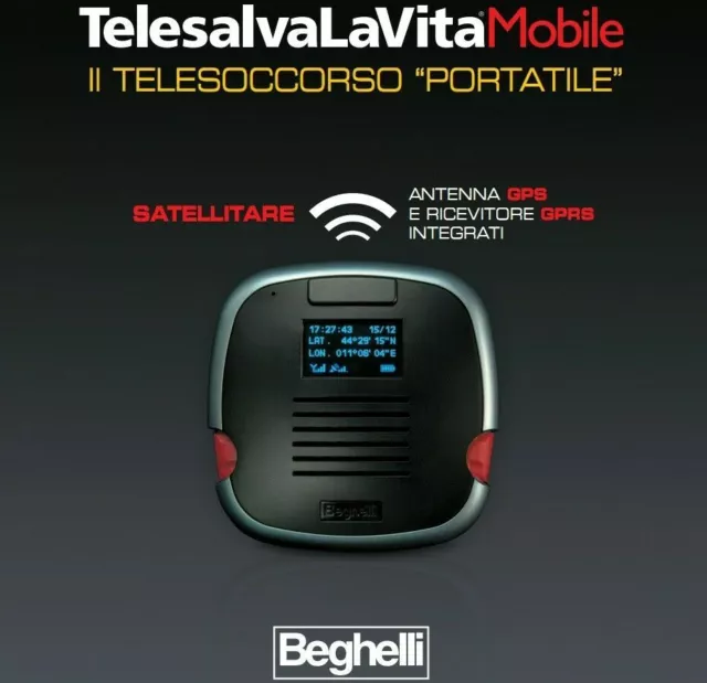 Sos Beghelli Telesalvavita Mobile Telesoccorso portatile Beghelli
