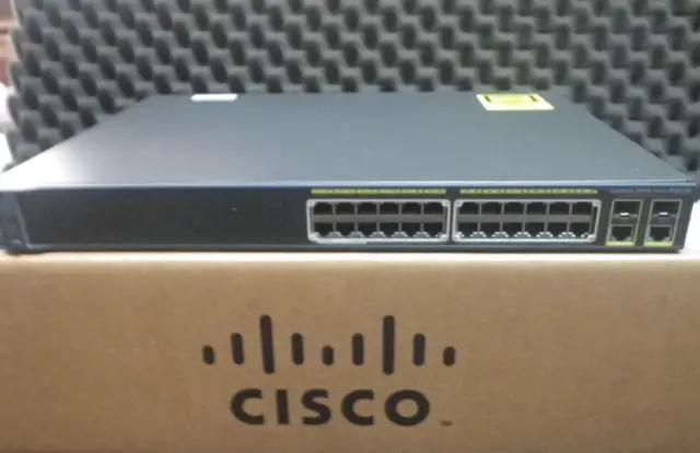 Cisco Catalyseur WS-C2960-24PC-L v05 Éthernet Switch 15.0 Ios 3-Year Garantie