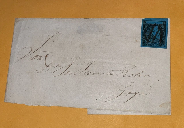 Rare 1860s Argentina Postal Cover