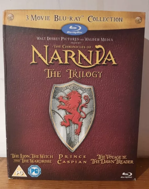 The Chronicles Of Narnia Trilogy 3 Movie Film Blu Ray Collection Boxset