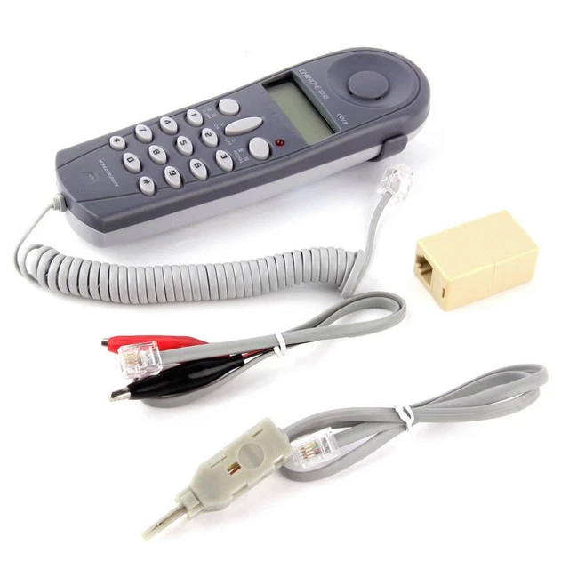 C019 Telephone Line Network Cable Tester, Butt Test Tester, Lineman Tool