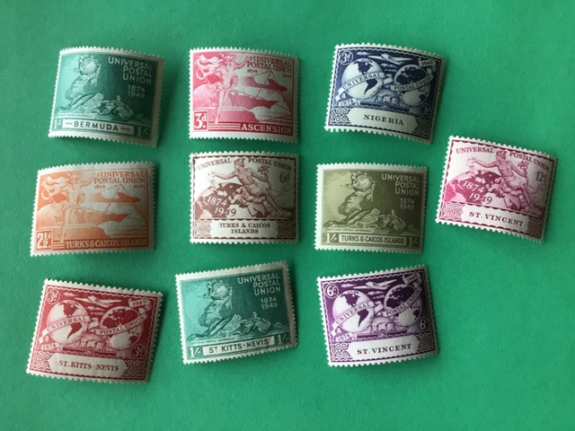 Universal postal union 1949 mounted mint stamps   Ref A4681