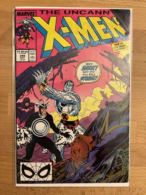 Uncanny X-Men 248 Marvel Comics 1989 Chris Claremont Jim Lee