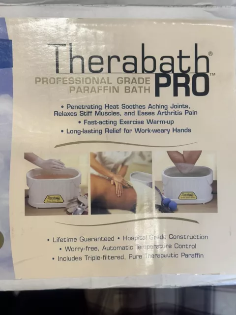 Baño de parafina Therabath Pro grado profesional con cuentas de cera sin aroma de 3 libras