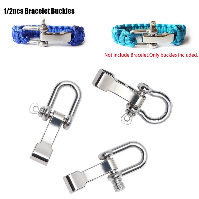 accessori bracciale a forma di O fibbie e catene a forma di corda paracords