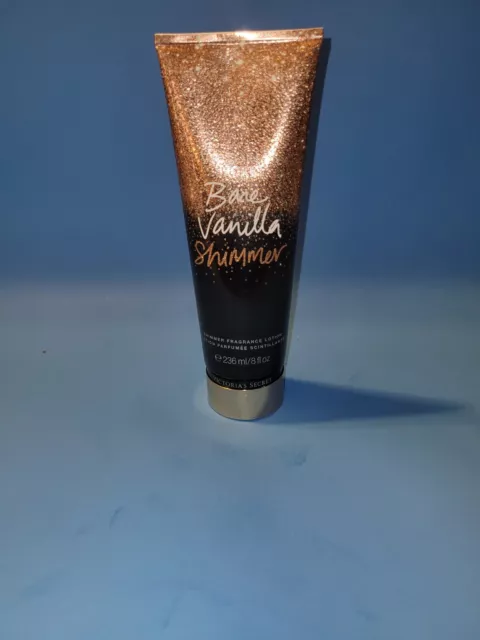 Victoria's Secret Bare Vanilla Fragrance Body Lotion Shimmer 8 FL OZ