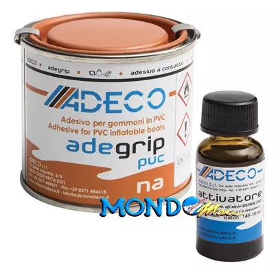 COLLA PER TESSUTO IN PVC ADEGRIP 125gr CON ATTIVATORE 10ml