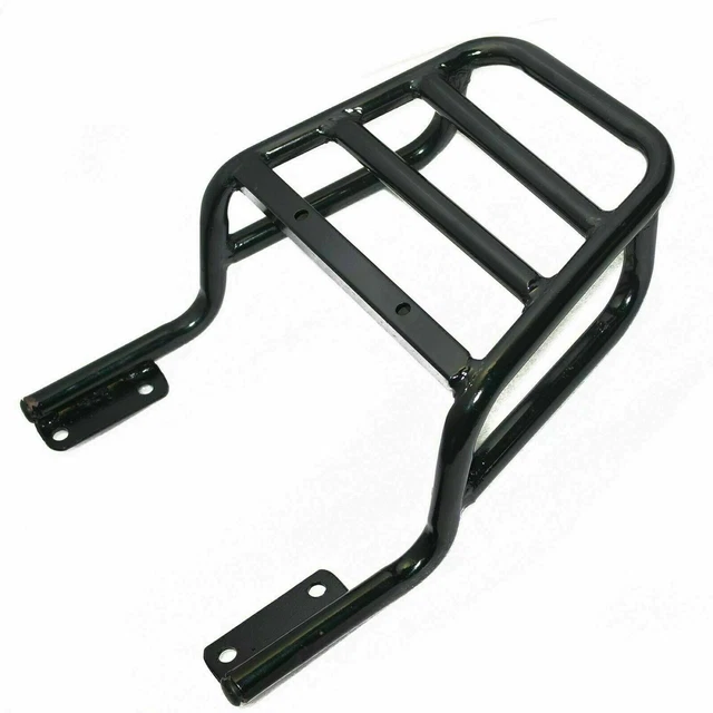 AEspares Porte-Bagages Arrière Compatible Royal Enfield Twins Interceptor + Coussin De Dossier